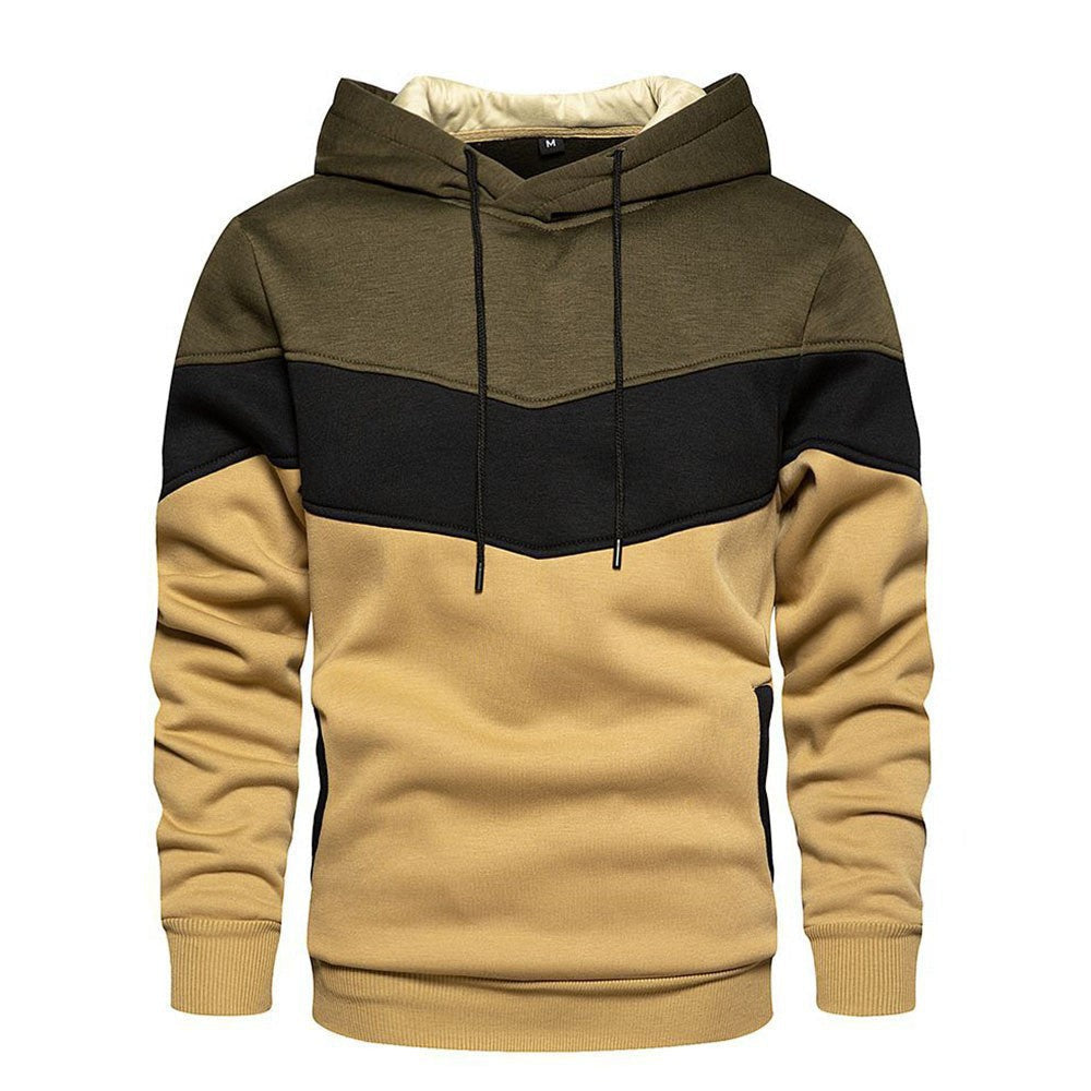 Men’s Color-Block Chevron Hoodie