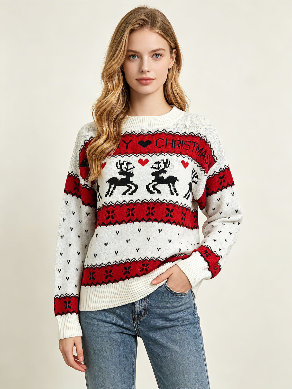 Women’s Christmas Festive Knit Sweater