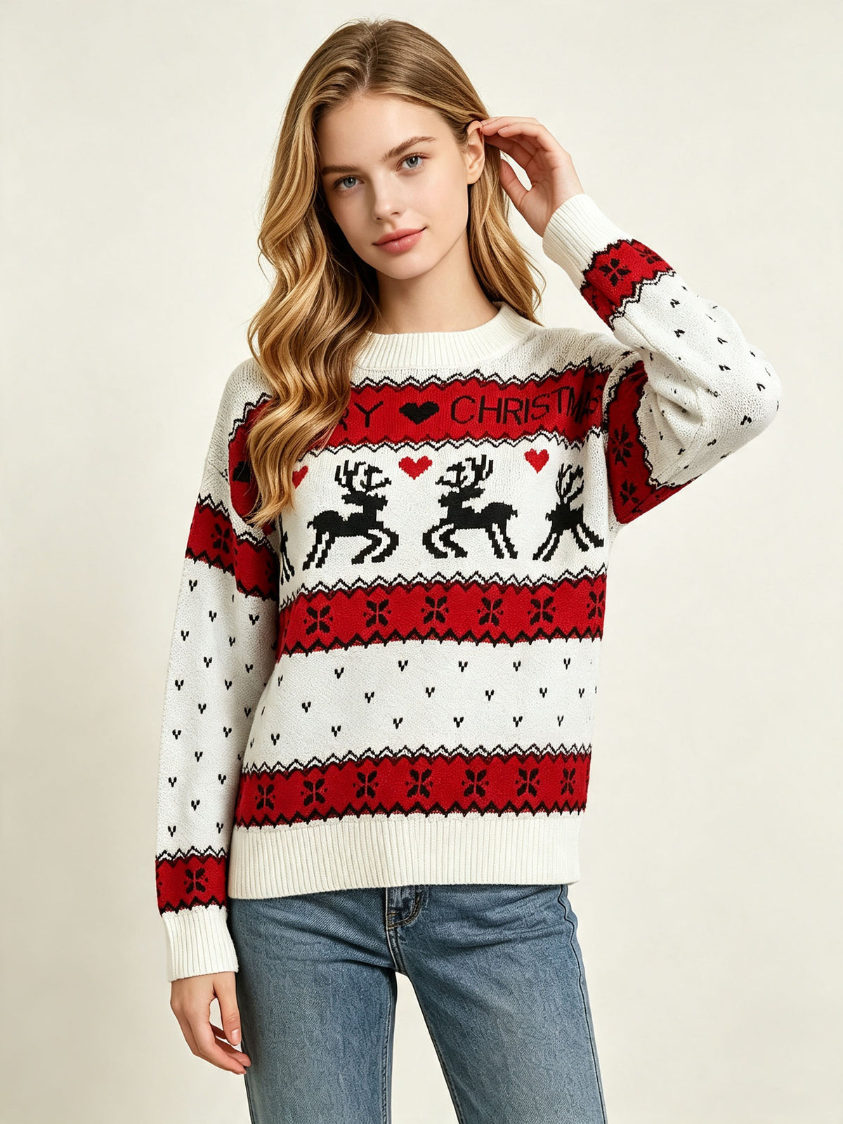 Women’s Christmas Festive Knit Sweater