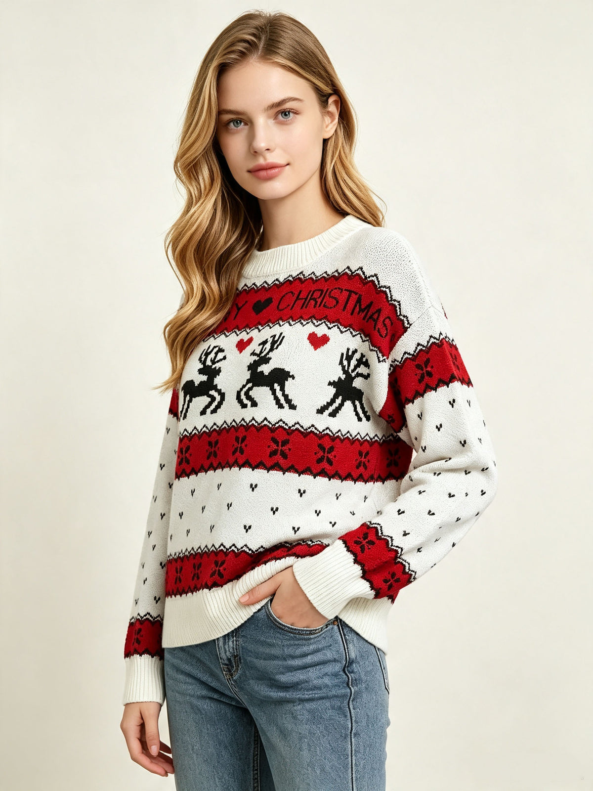 Women’s Christmas Festive Knit Sweater