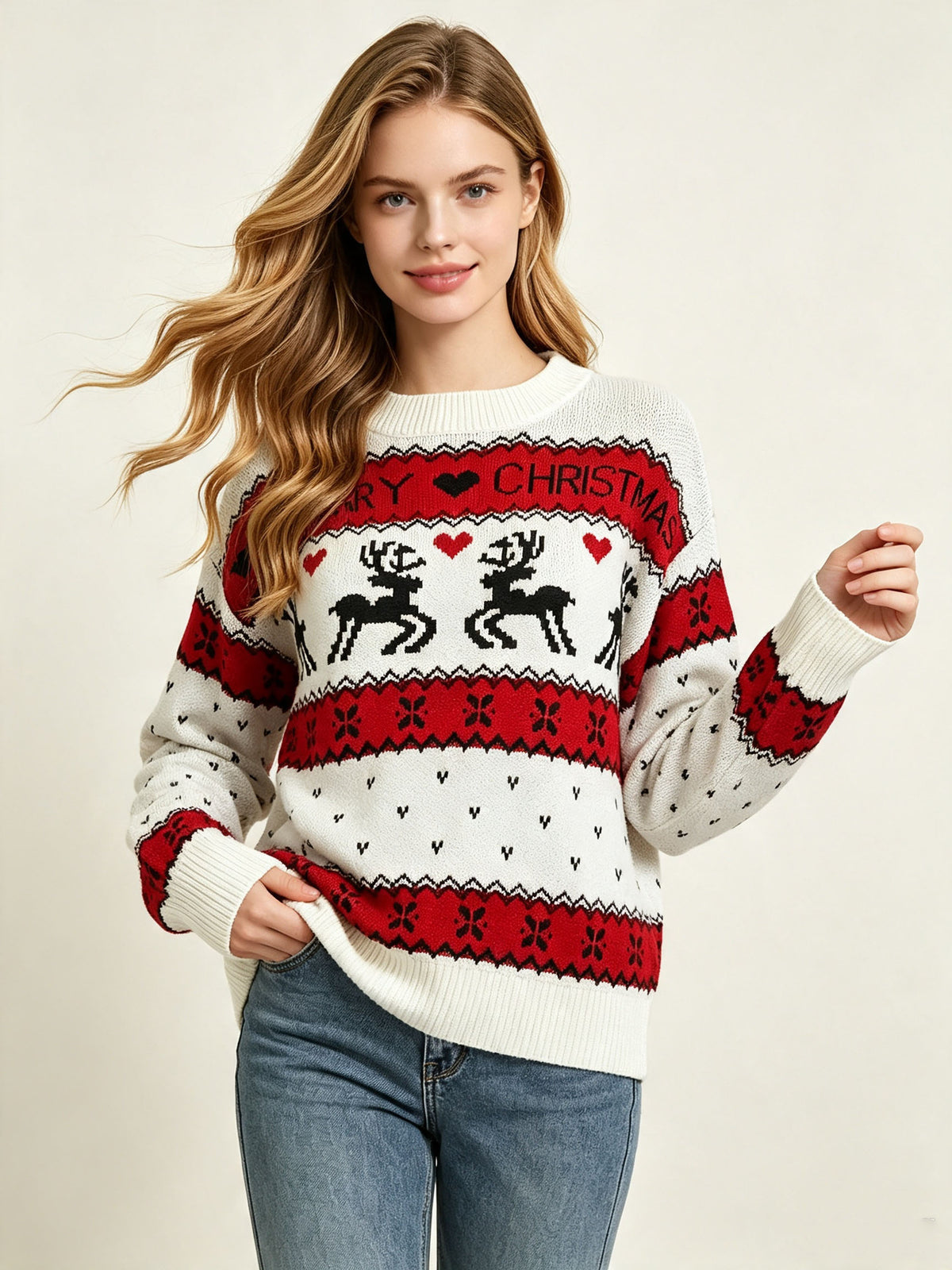 Women’s Christmas Festive Knit Sweater