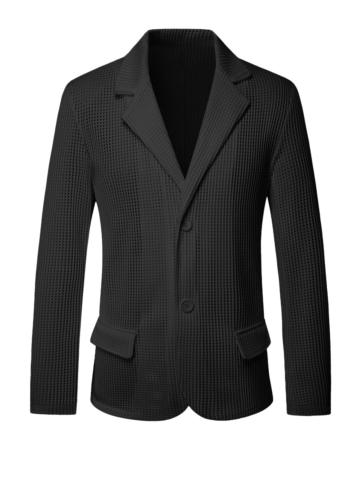 Men’s Perforated Mesh Blazer