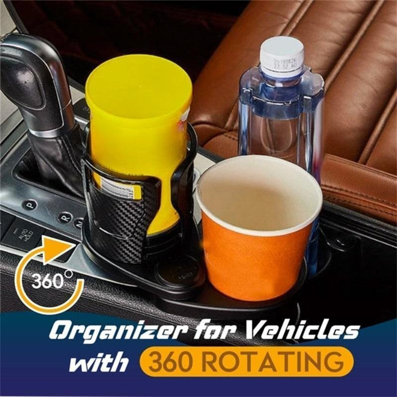 Dual Cup Holder Expander for Car