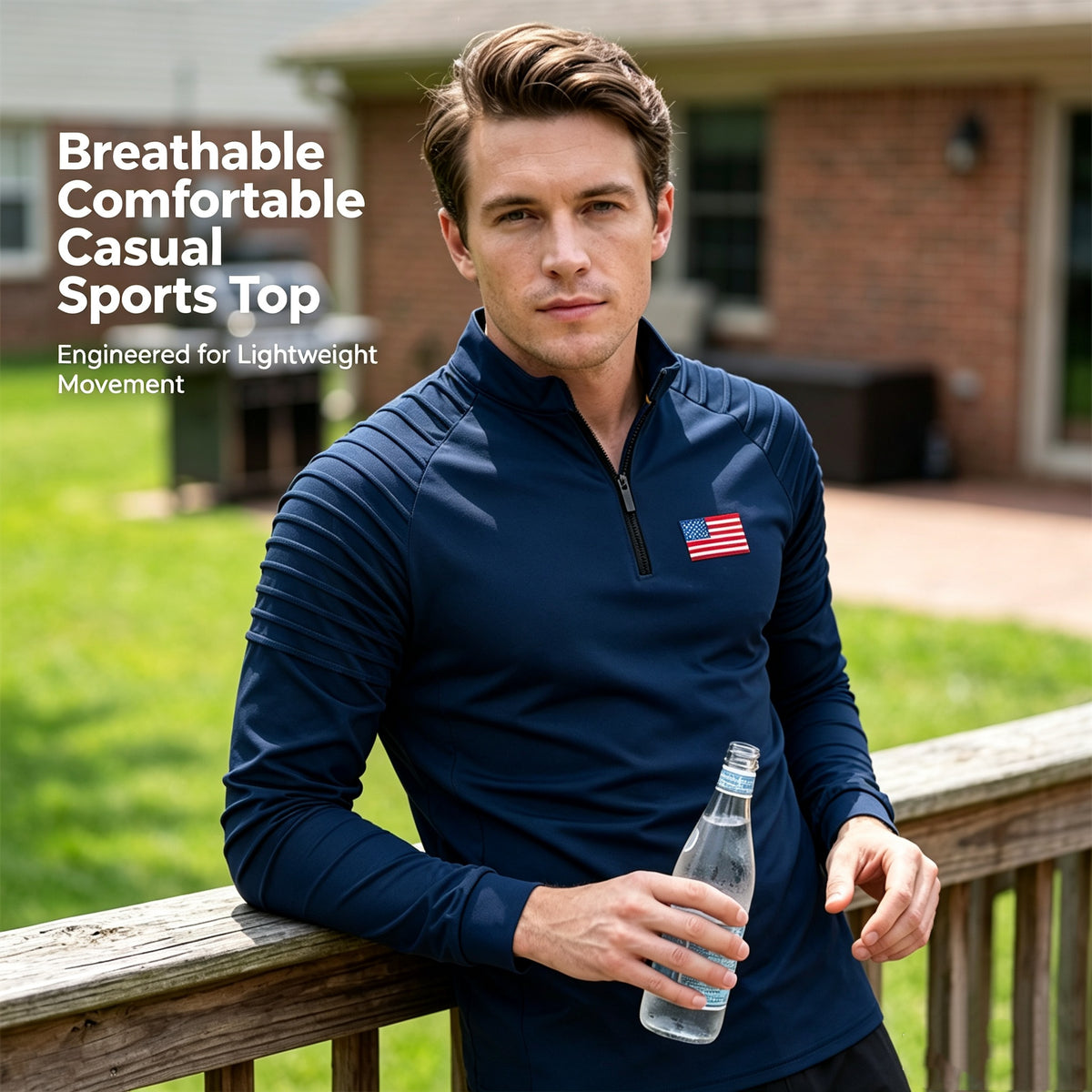 Men's Breathable and Comfortable Casual Sports Top