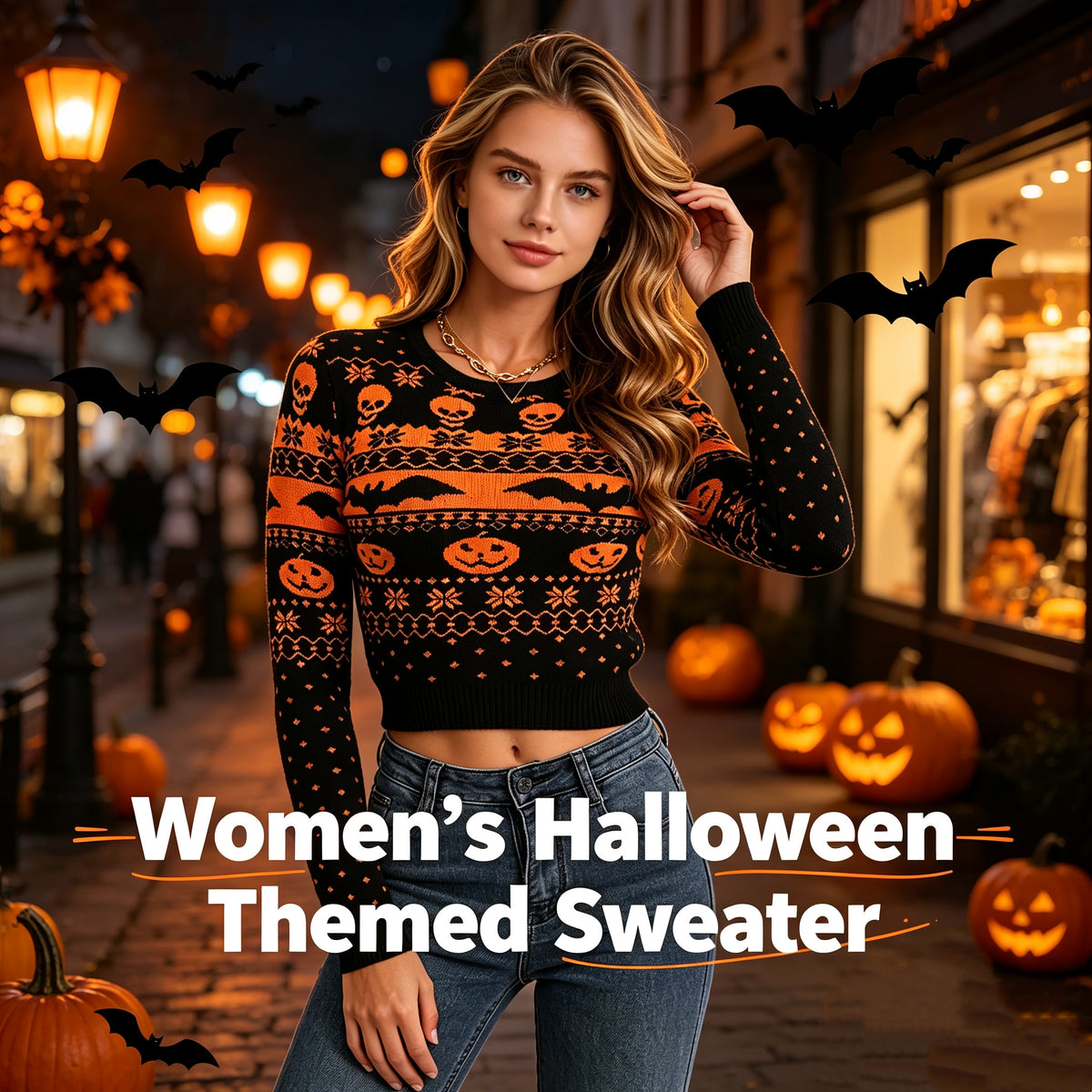 Women’s Halloween Themed Sweater