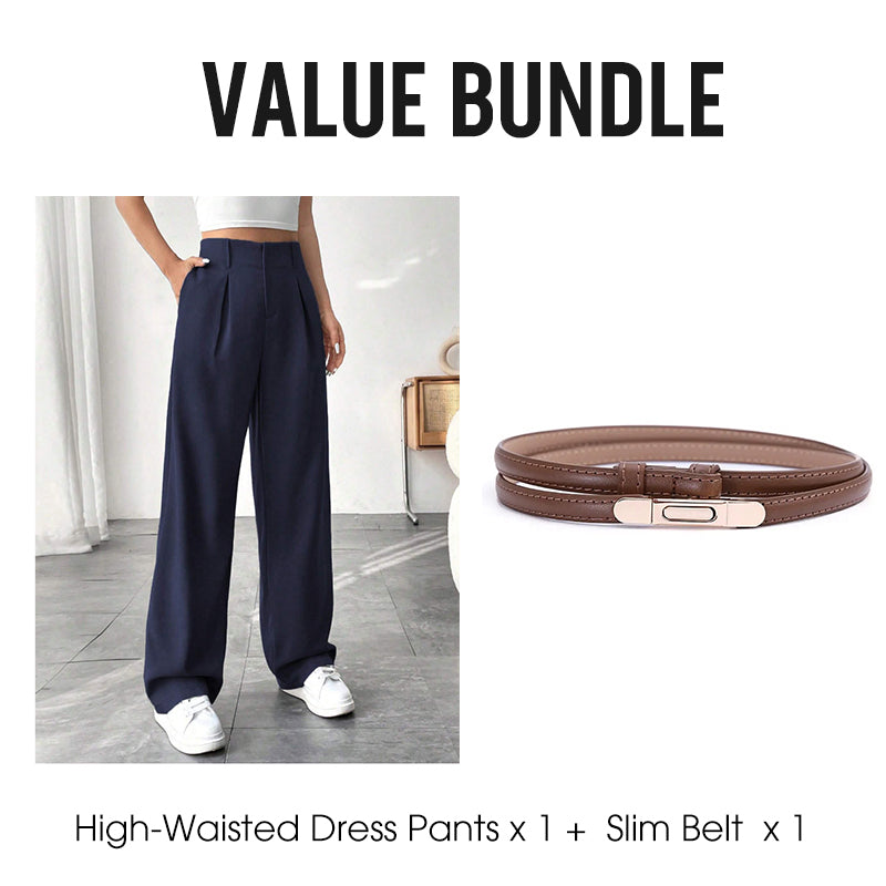 Women's High-Waisted Dress Pants