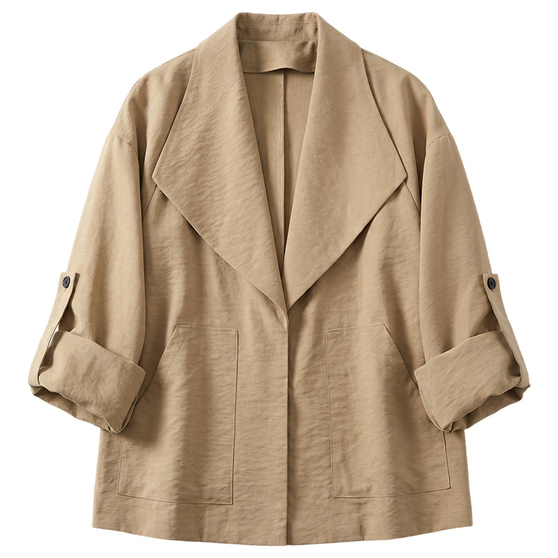 Women's Casual Vintage Lapel Jacket